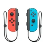 Controle joystick sem fio Nintendo Switch Joy-Con (L)/(R) LED RGB vermelho-neón/azul-neón - Imagem 2