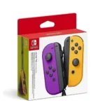 Controle Nintendo Switch Joy-con Purpura/ Laranja Roxo-neón/laranja-neón