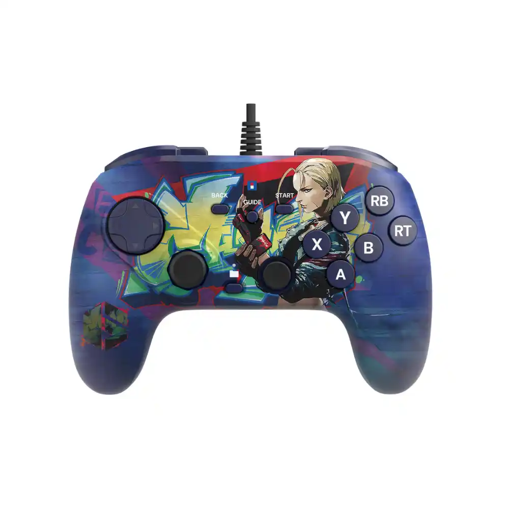 HPC-070U 1 HORI Fighting Commander OCTA Cammy Edition – Fight Pad com fio para PC / Windows (HPC-070U) - Imagem 1