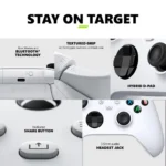 Controle Sem Fio Xbox Robot White – Xbox Wireless Controller (Compatível com Xbox Series, Xbox One e PC) - Imagem 4